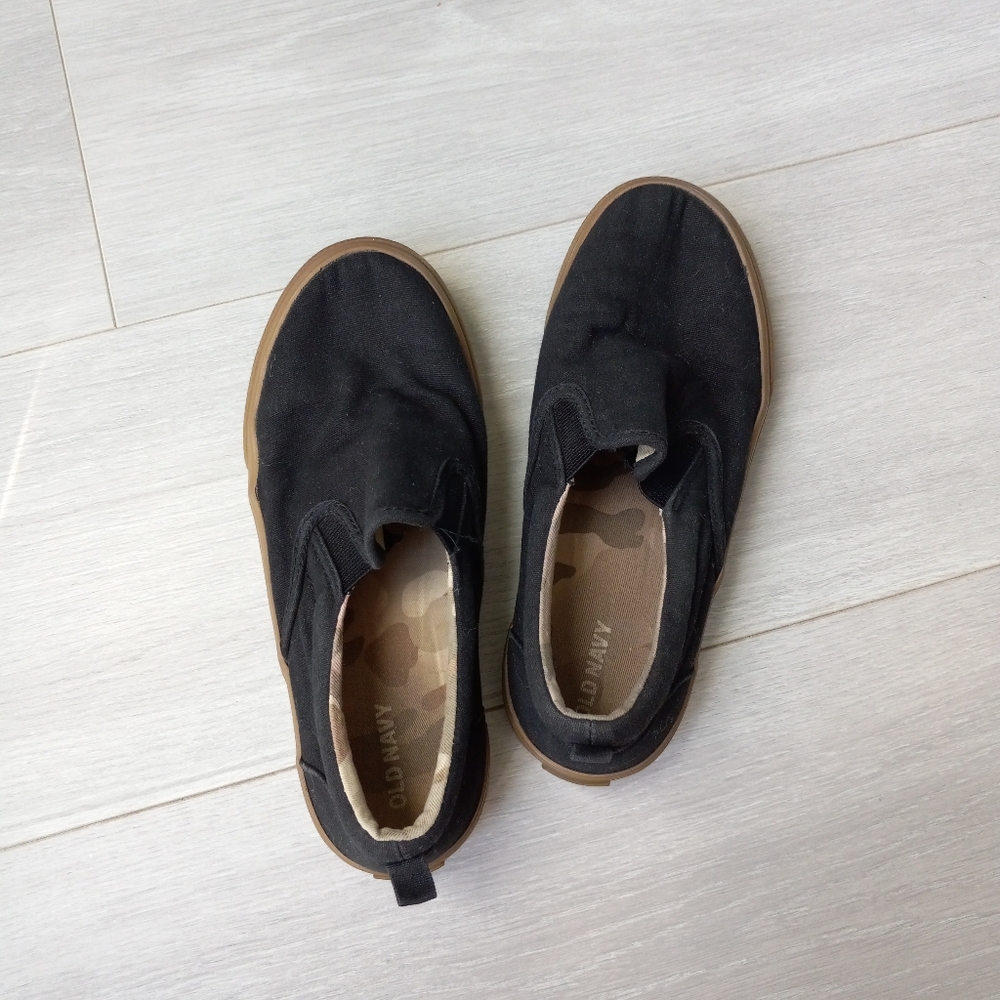 Old Navy 1994 Collection Canvas Slip-on Sneakers, Youth Sz 3 - Picture 2 of 10